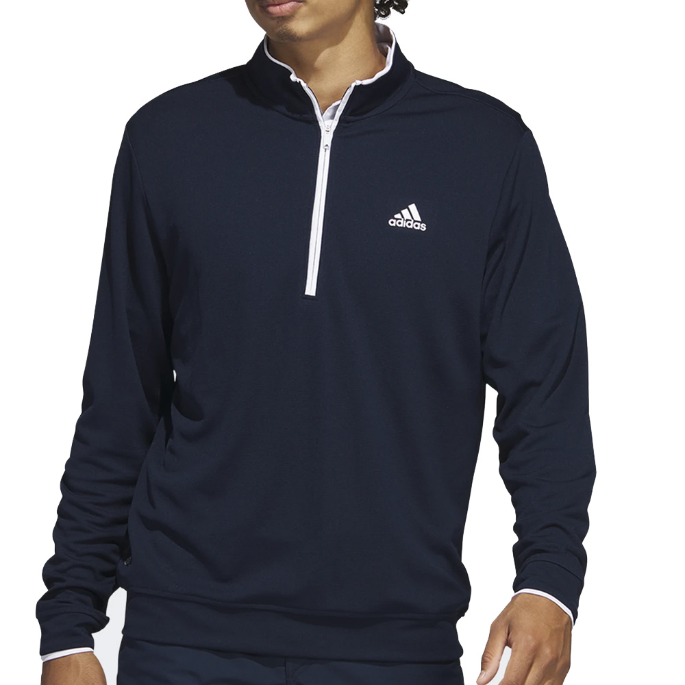 adidas Golf LTWT Herren Sweater 1/4 Zip navy - Bekleidung L | Golf & Günstig