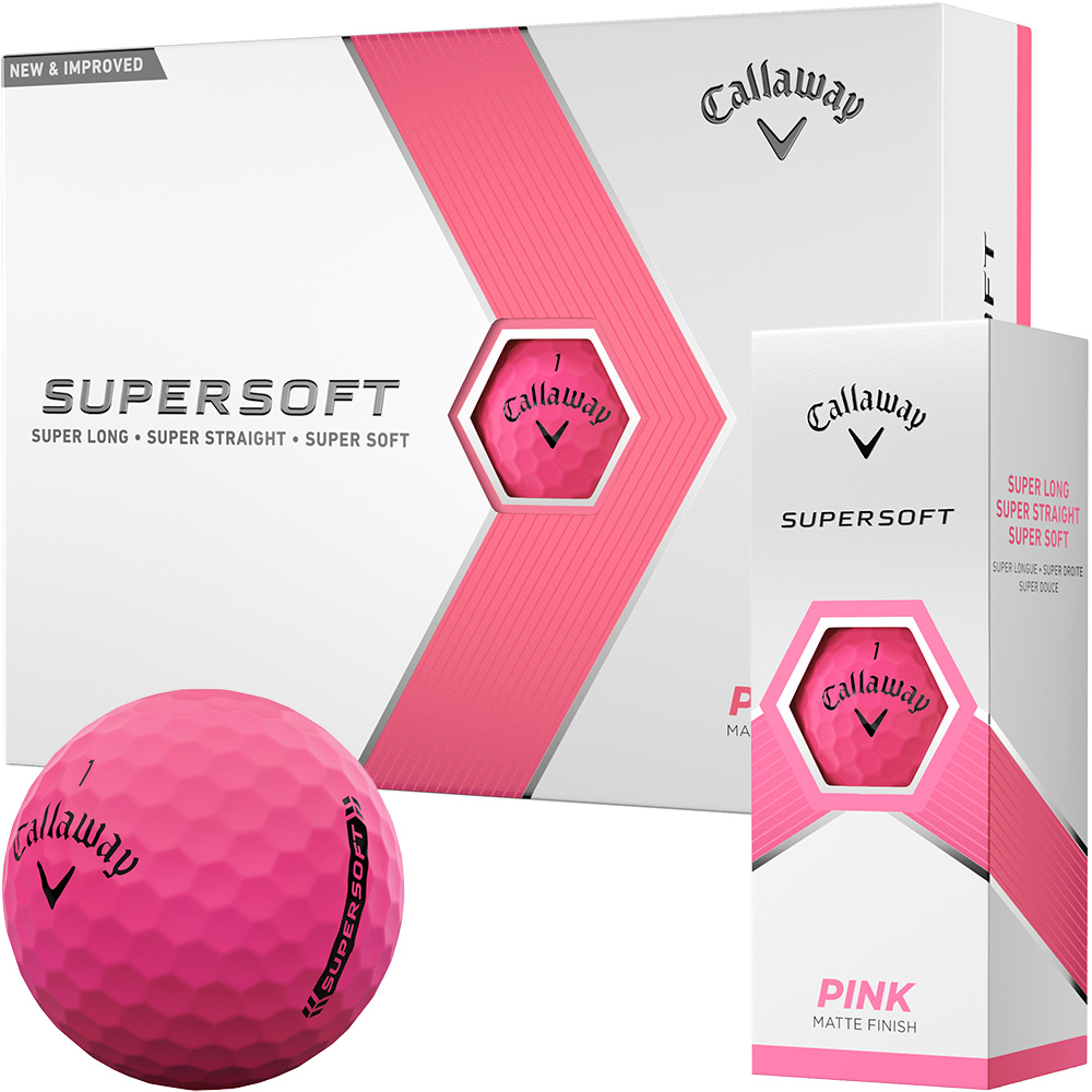 Callaway Supersoft Golfball 12er matt pink - Bälle 1 | Golf & Günstig