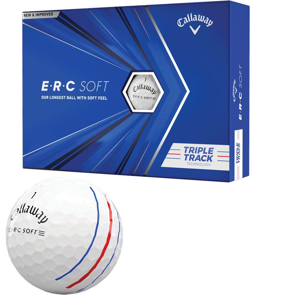 Callaway ERC Soft Triple Track Golfball 3er weiss - Bälle 1 | Golf & Günstig