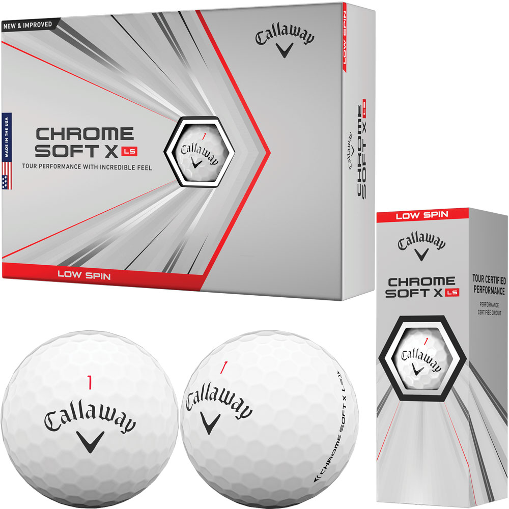 Callaway Chrome Soft X Ls Golfball 3er Weiss Balle 1 Golf Gunstig