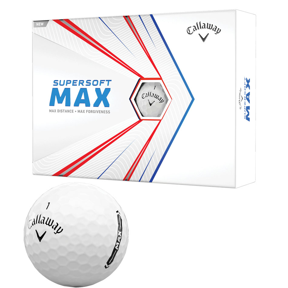 Callaway Supersoft Max Golfball 12er weiss - Bälle 1 | Golf & Günstig