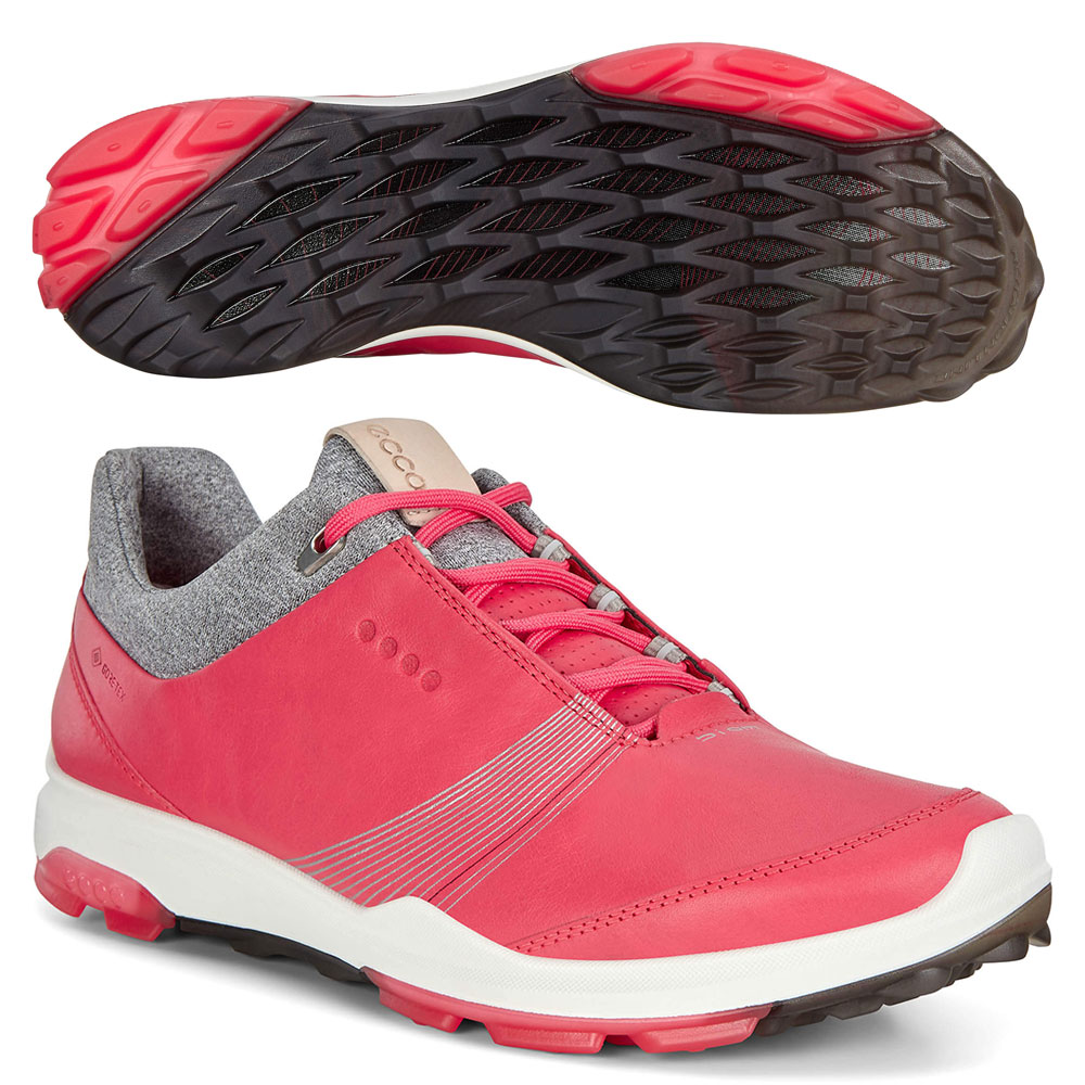 Ecco BIOM Hybrid 3 Gore Tex Damen Golfschuh rosa - Schuhe 36 | Golf &  Günstig