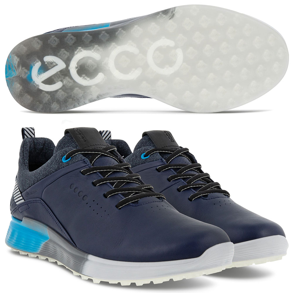 Ecco Golf S-Three Gore Tex Herren Golfschuh navy/blau - Schuhe 44 | Golf &  Günstig
