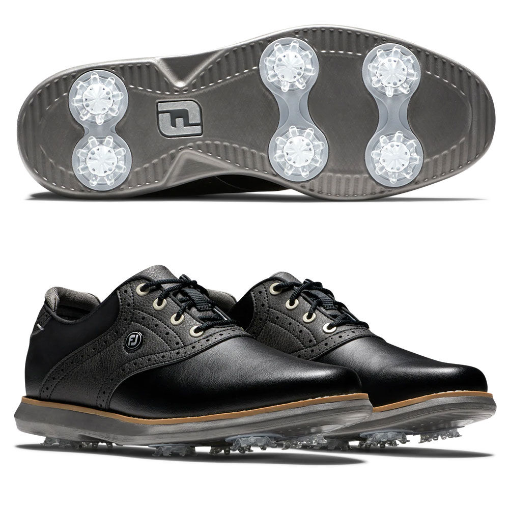 Footjoy Traditions Damen Golfschuh schwarz - Schuhe 40 | Golf & Günstig