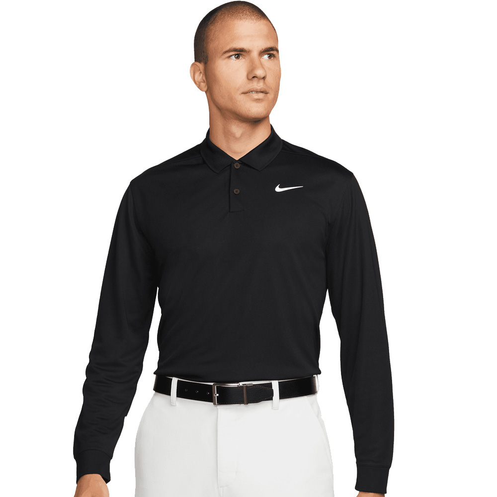 Nike Golf Herren Dri-Fit Langarm Polo (DN2344) schwarz - Bekleidung XXL |  Golf & Günstig