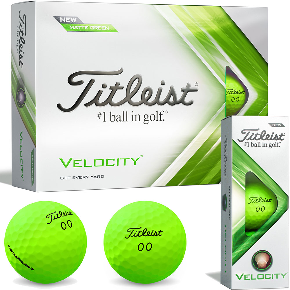 Titleist Velocity 12er Packung matt grün - Bälle 1 | Golf & Günstig