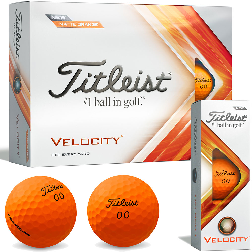 Titleist Velocity 12er Packung matt orange - Bälle 1 | Golf & Günstig