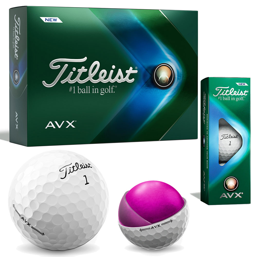 Titleist AVX 2021 3er Packung weiss - Bälle 1 | Golf & Günstig