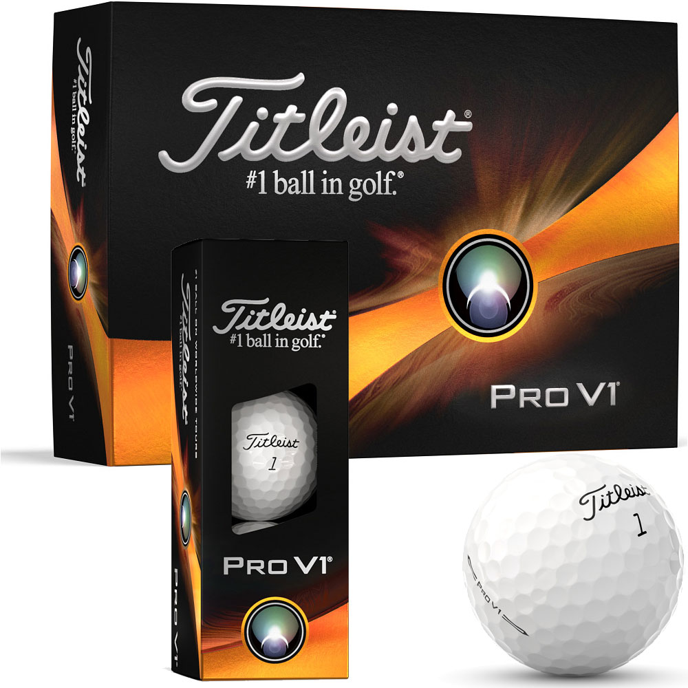 Titleist Pro V1 Golfball 2024 3er Packung weiss - Bälle 1 | Golf & Günstig