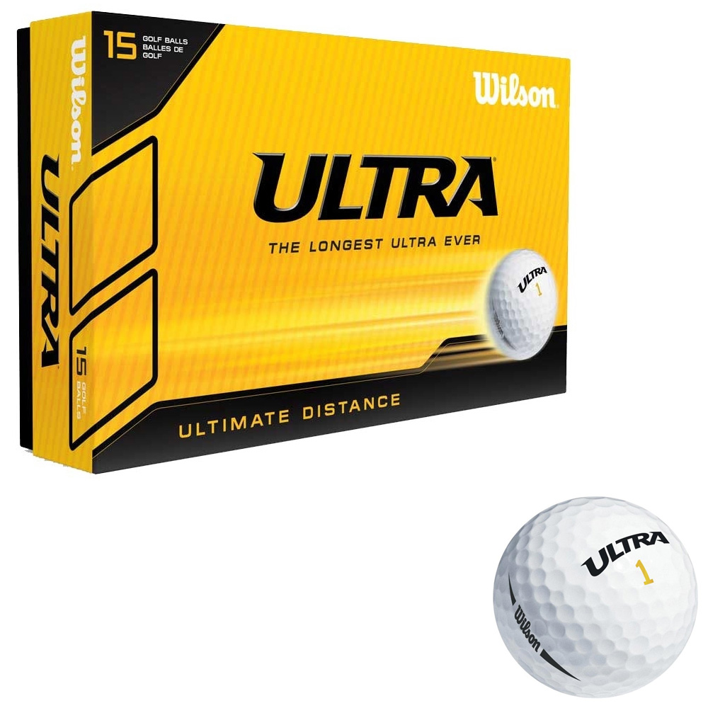 Wilson Golfbälle Ultra weiß 15er Pack - Bälle 1 | Golf & Günstig