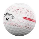 Callaway Supersoft Golfball 12er Splatter 360 weiss/rot