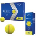 Callaway ERC Soft Triple Track Golfball 3er gelb