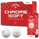 Callaway Chrome Soft Golfball 3er weiss