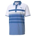Puma Golf Herren MATTR One Way Polo (599115) blau/weiss