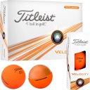 Titleist Velocity Golfball 12er Packung orange