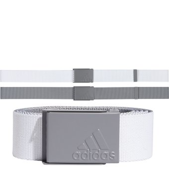 Adidas Reversible Webbing Belt Herrengürtel weiss/grau 1