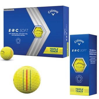 Callaway ERC Soft Triple Track Golfball 3er gelb 1