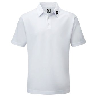 Footjoy Pique Solid Stretch Polo weiss (91823) S