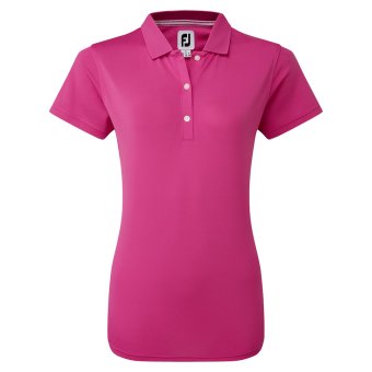 Footjoy Golf Strech Pique Damen Polo pink L