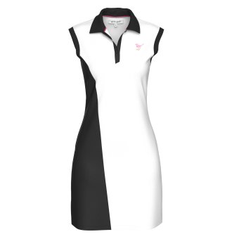 Girls Golf BLACK & WHITE Damen Kleid ärmellos (18441) L