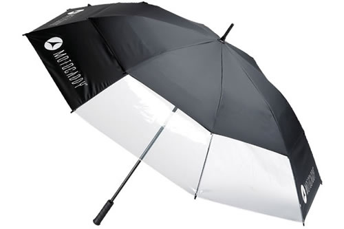 Motocaddy Clearview Regenschirm schwarz 1