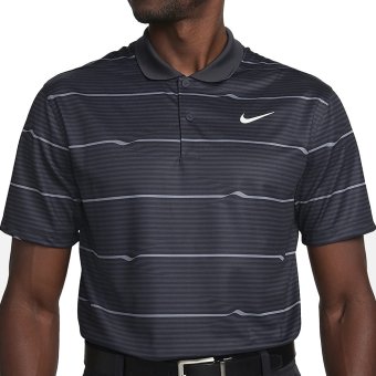 Nike Golf Dri-FIT Victory Stripes Polo schwarz M