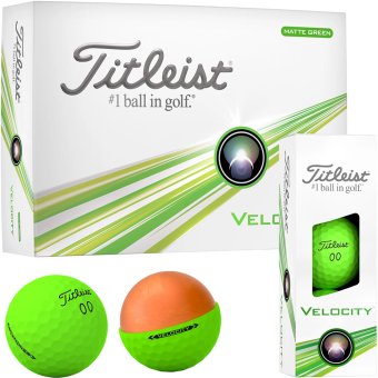 Titleist Velocity Golfball 12er Packung grün 1
