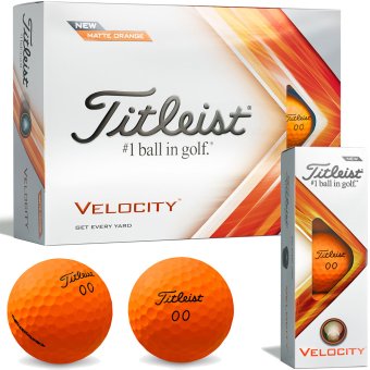 Titleist Velocity '23 12er Packung matt orange 1