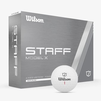 Wilson Staff Model X Golfball 3er weiss 1